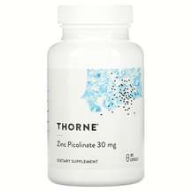 Thorne, Zinc Picolinate 30 mg, Цинк пиколинат 30 мг, 180 капсул