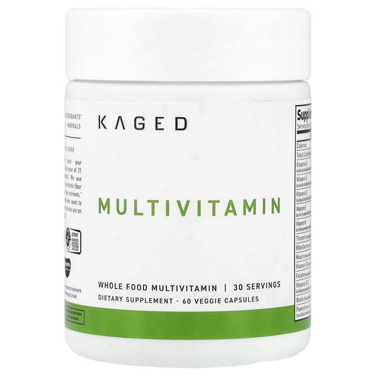 Основне фото товара MultiVitamin Основне фото товара Kaged, MultiVitamin, Мультивітаміни, 60 капсул