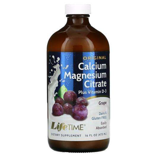 Основное фото товара Кальций Магний D3, Vitamins Original Calcium Magnesium Citrate...