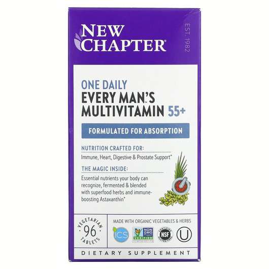 Основное фото товара Мультивитамины для мужчин 50+, Every Man's One Daily 55+ Multi...