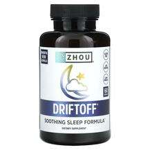 Zhou Nutrition, Поддержка сна, Driftoff Soothing Sleep Formula...