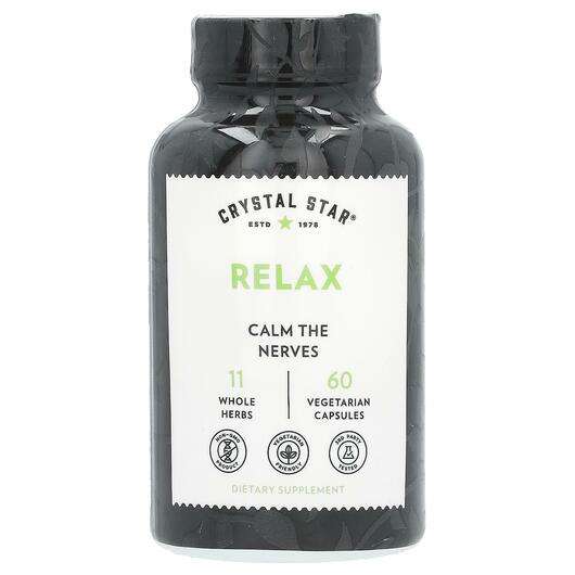 Основне фото товара Crystal Star, Relax, Підтримка стресу, 60 капсул