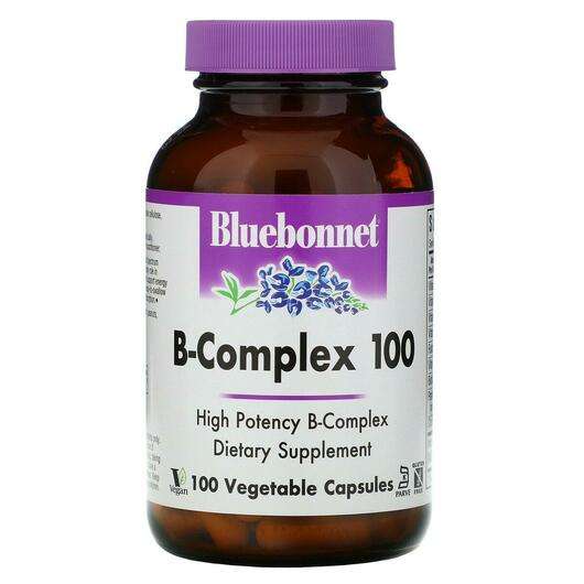 Основное фото товара Bluebonnet, B-комплекс, B-Complex 100, 100 капсул
