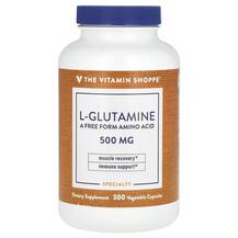 L-Glutamine 500 mg L-Глутамин TheVitaminShoppe 300 капсул