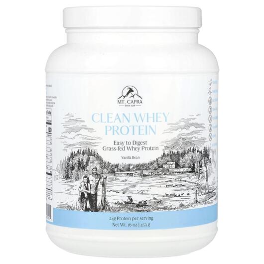 Основне фото товара Goat Whey Protein Vanilla 1 Pound Основне фото товара Mt. Capra, Goat Whey Protein Vanilla 1 Pound, Протеїн, 453 г
