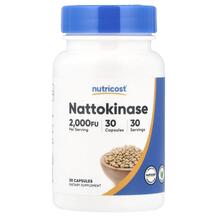 Наттокіназа Nattokinase 2000 FU Nutricost 30 капсул