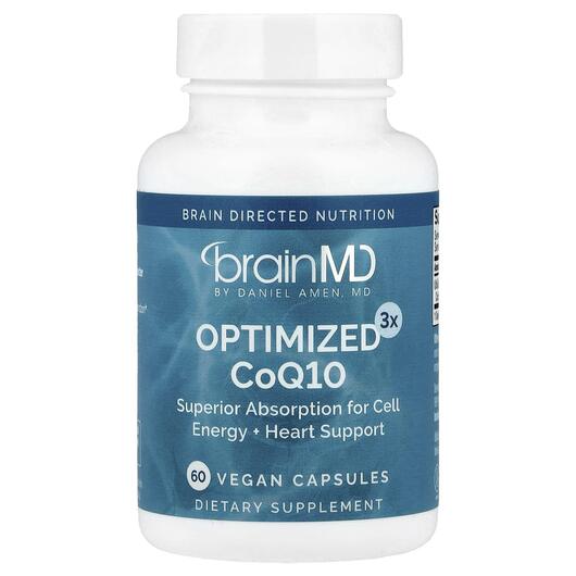 Основное фото товара BrainMD, Коэнзим CoQ10, Optimized3x CoQ10, 60 капсул
