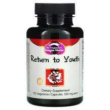 Dragon Herbs, Return to Youth 500 mg, Повернення до молодості,...