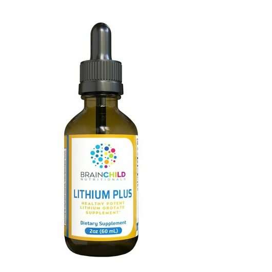 Основне фото товара BrainChild Nutritionals, Lithium Plus, Літій, 60 мл