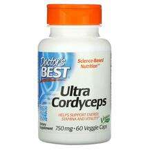 Doctor's Best, Ultra Cordyceps 750 mg, 60 Veggie Caps