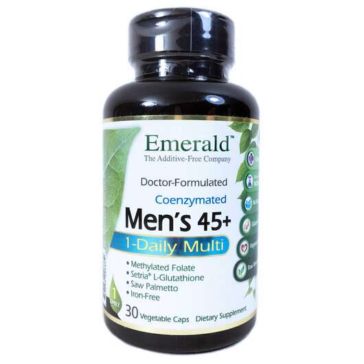 Основне фото товара Emerald, Men's 45+ 1-Daily Multi, Вітаміни для чоловіків 45+, ...