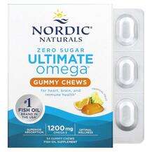 Nordic Naturals, Ultimate Omega Tropical Fruit 600 mg, Омега 3...