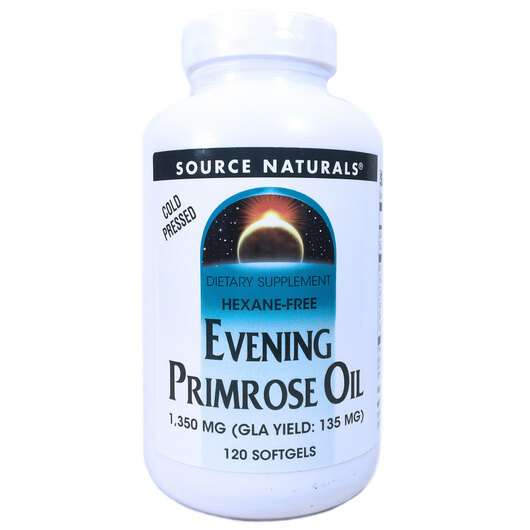 Основное фото товара Source Naturals, Масло примулы вечерней 1350 мг, Evening Primr...