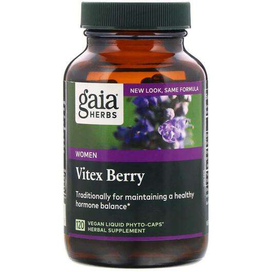 Основне фото товара Gaia Herbs, Vitex Berry for Women, Авраамове дерево, 120 капсул