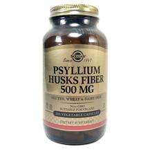 Solgar, Psyllium Husks Fiber 500 mg, Псиліум 500 мг, 200 капсул