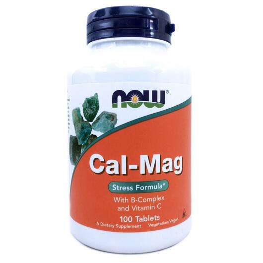 Основне фото товара Now, Cal-Mag Stress Formula, Антистрес формула, 100 таблеток