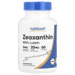 Nutricost, Лютеин, Zeaxanthin with Lutein, 60 капсул