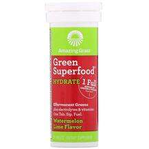 Green Superfood Effervescent Greens Hydrate Watermelon Lime Fl...
