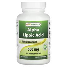 Альфа-ліпоєва Alpha Lipoic Acid 600 mg Best Naturals Альфа-ліпоєва Alpha Lipoic Acid 600 mg Best Naturals