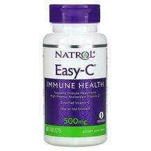 Natrol, Витамин C, Easy-C 500 mg, 60 таблеток