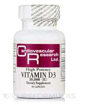 Ecological Formulas, Витамин D3, Vitamin D3 10000 IU, 60 капсул