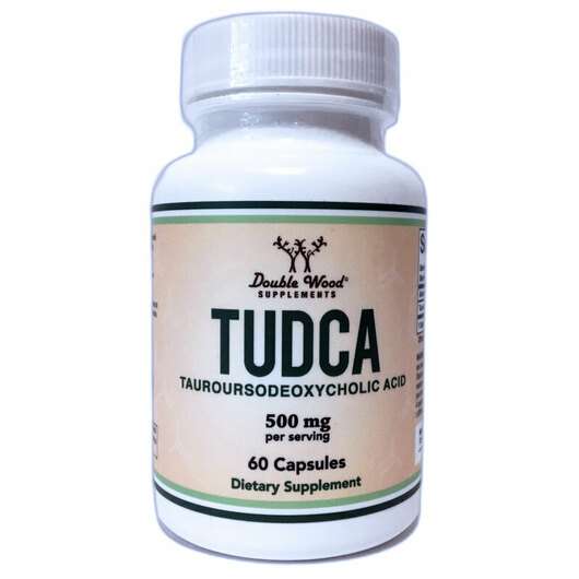 Основное фото товара Double Wood, Тудка, Tudca 500 mg, 60 капсул