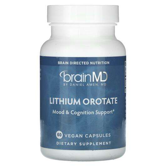Основное фото товара BrainMD, Литий, Lithium Orotate, 60 капсул