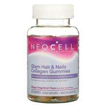 Neocell, Glam Hair & Nails Collagen Mango Dragonfruit, 60 ...