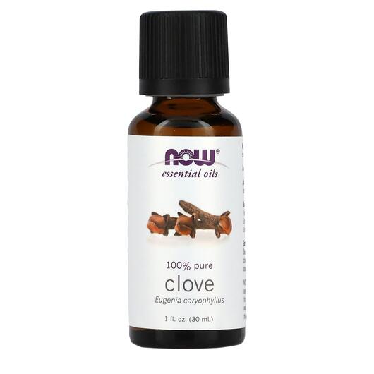 Основне фото товара Pure Essential Oil Clove Основне фото товара NOW Foods, Pure Essential Oil Clove, Ефірна олія, 30 мл