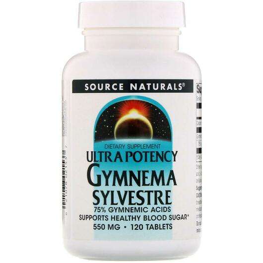 Основне фото товара Source Naturals, Ultra Potency Gymnema Sylvestre 550 mg, Джимн...