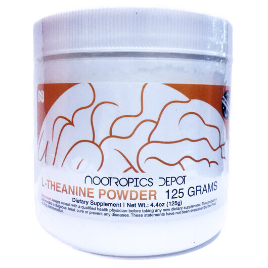 Основное фото товара Nootropics Depot, L-Теанин, L-Theanine Powder, 125 г