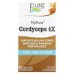 Фото товару MyPure Cordyceps 4X Фото товару Pure Essence, MyPure Cordyceps 4X, Гриби Кордицепс, 60 капсул