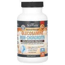 Maximum Strength Glucosamine MSM + Chondroitin, Глюкозамін Хон...