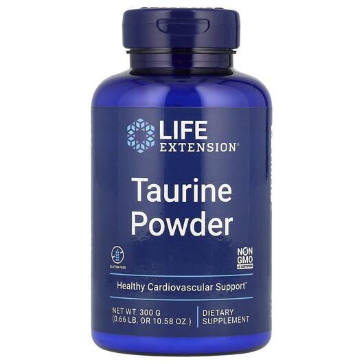 Основное фото товара Life Extension, L-таурин в порошке, L-Taurine Powder, 300 г