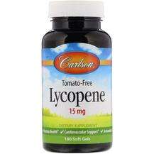 Carlson, Lycopene 15 mg, Лікопен, 180 капсул
