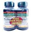 Nature's Bounty, Acidophilus Probiotic Twin Pack, 100 Tablets ...