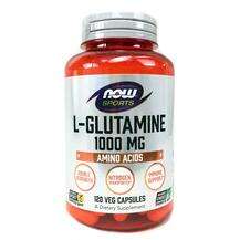 Now, L-Глютамин 1000 мг, L-Glutamine Double Strength, 120 капсул
