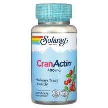 Solaray, N-ацетил-цистеин NAC, CranActin 400 mg, 60 капсул