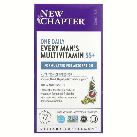 Основное фото товара Мультивитамины для мужчин 50+, Every Man's One Daily 55+ Multi...