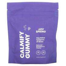 Joy Spring, Поддержка стресса, Calmify Gummy Natural Raspberry...