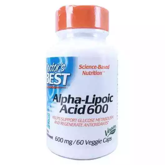 Фото товара Alpha-Lipoic Acid 600 mg 60 Veggie Caps