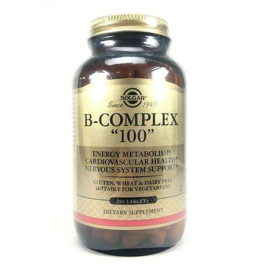 Основне фото товара Solgar, B-Complex 100, B-комплекс 100 мг, 250 таблеток