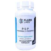 Klaire Labs SFI, P-5-P 50 mg Pyridoxal 5'-Phosphate, 100 Veget...