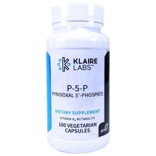 Основное фото товара Klaire Labs SFI, Пиридоксаль 5 Фосфат P-5-P, P-5-P 50 mg, 100 ...