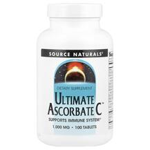 Ultimate Ascorbate C 1000 mg Витамин C Source Naturals