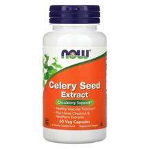 Now, Celery Seed Extract, 60 Veg Capsules