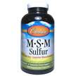 Фото товару Carlson, MSM Sulfur 1000 mg, Метилсульфонілметан 1000 мг, 300 ...