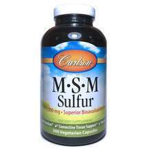 Carlson, Метилсульфонилметан 1000 мг, MSM Sulfur 1000 mg, 300 ...