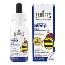 Zarbees, Children's Sleep Liquid with Melatonin Natural Berry,...