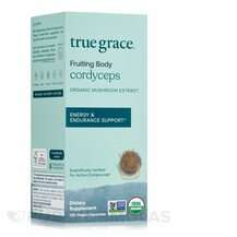 True Grace, Organic Cordyceps, Гриби Кордіцепс, 120 капсул
